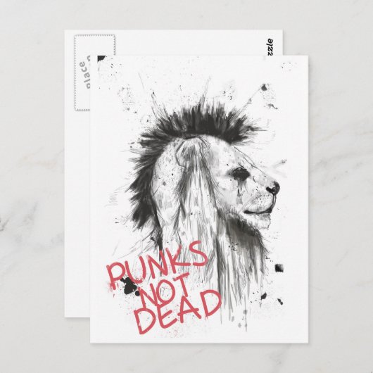 puntjes niet dood briefkaart (Voorkant / Achterkant)