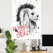 puntjes niet dood poster (Thuiskantoor)