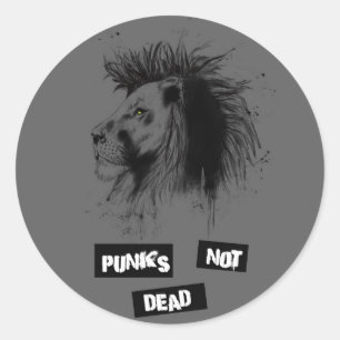 puntjes niet dood ronde sticker