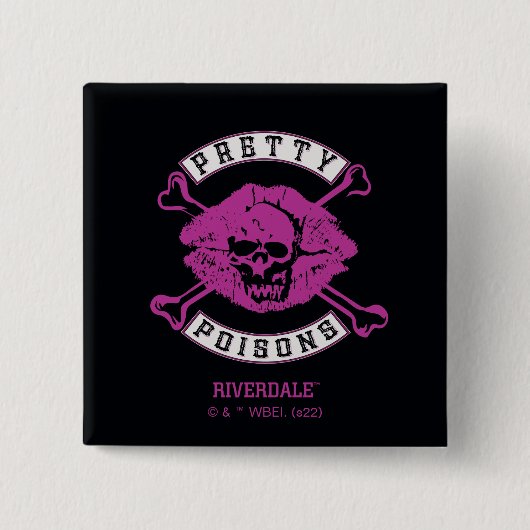  puntkomma-Logo Vierkante Button 5,1 Cm (Voorkant)