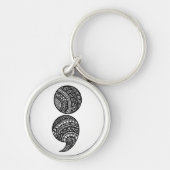 puntkomma sleutelhanger (Voorkant)