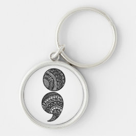 puntkomma sleutelhanger