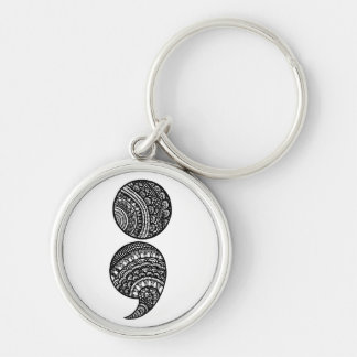 puntkomma sleutelhanger