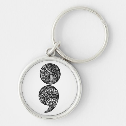 puntkomma sleutelhanger (Voorkant)