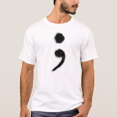 puntkomma t-shirt (Voorkant)