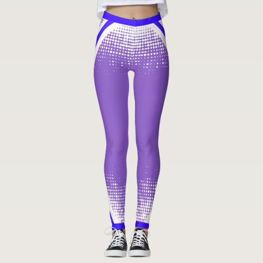 Puntpatroon ingeschakeld (uw kleur) leggings (Voorkant)