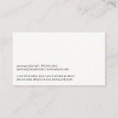 puntpatroon | leer visitekaartje (Achterkant)