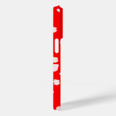 puntpatroon met rode paddestoeltje Case-Mate iPhone case (Achterkant / Rechts)