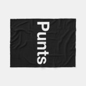 Punts Funny Shirt, Punts Funny Saying Quote Shirt, Fleece Deken (Voorkant (Horizontaal))