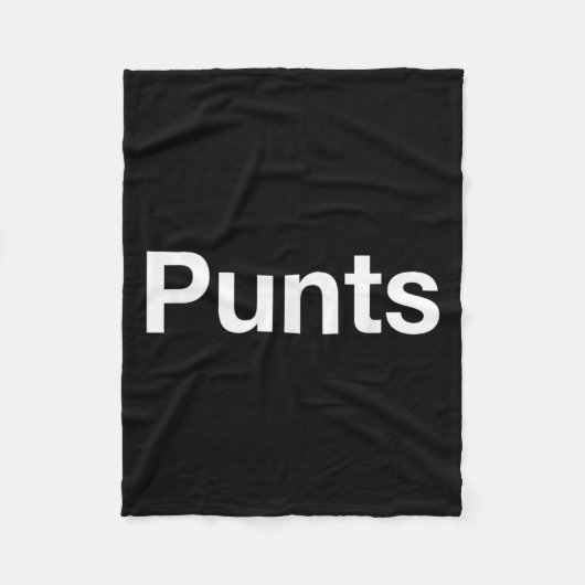 Punts Funny Shirt, Punts Funny Saying Quote Shirt, Fleece Deken (Voorkant)