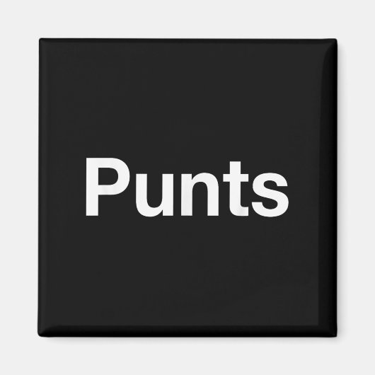 Punts Funny Shirt, Punts Funny Saying Quote Shirt, Magneet (Voorkant)