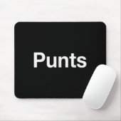 Punts Funny Shirt, Punts Funny Saying Quote Shirt, Muismat (Met muis)
