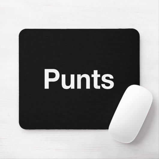 Punts Funny Shirt, Punts Funny Saying Quote Shirt, Muismat (Met muis)
