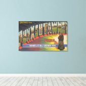 Punxsutawney, Pennsylvania (Groundhog) Canvas Afdruk (Insitu (Houten vloer))