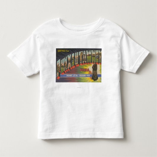 Punxsutawney, Pennsylvania (Groundhog) Kinder Shirts (Voorkant)