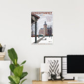 Punxsutawney, Pennsylvania Poster (Thuiskantoor)