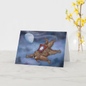 Punxsutawney Phil, de Kaart van Superhero van het (Gele Bloem)