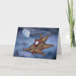 Punxsutawney Phil, de Kaart van Superhero van het