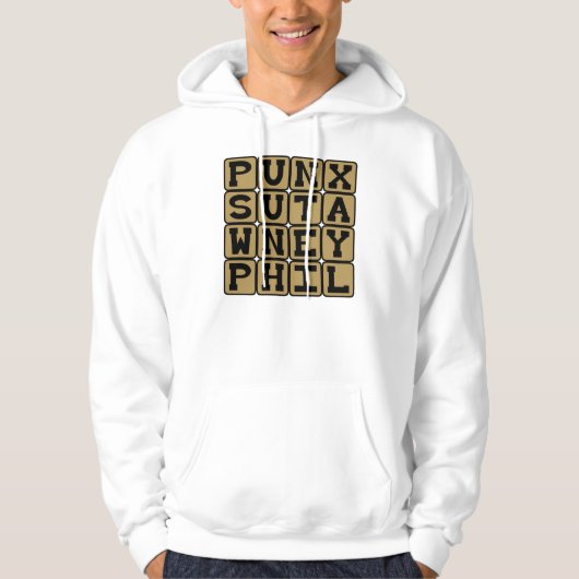 Punxsutawney Phil, Groundhog Day Dier Hoodie (Voorkant)