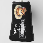 Punxsutawney Phil Groundhog Day Golfheadcover (Draai 90)
