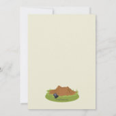 Punxsutawney Phil Groundhog Day Uitnodiging (Achterkant)