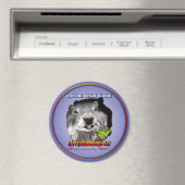 Punxsutawney Phil's schaduwmagneet Magneet (Insitu (Vaatwasser))