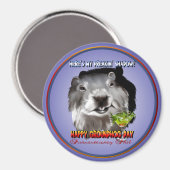 Punxsutawney Phil's schaduwmagneet Magneet (Voorkant / Achterkant)