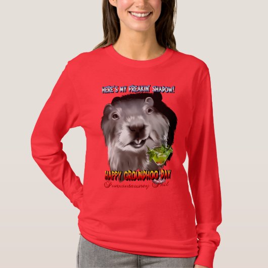 Punxsutawney Phil's Shadow Shirt (Voorkant)