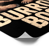 Punxy Phils Groundhog Day Kostuum 2 februari Bur Poster (Hoek)