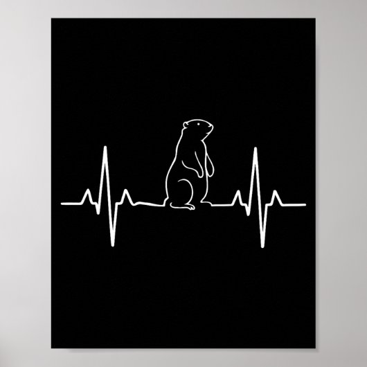 Punxy Phils Groundhog Day Kostuum 2 februari Hart Poster (Voorkant)