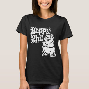 Punxy Phils Mooie Groundhog Day Kostuum 2 Februari T-shirt