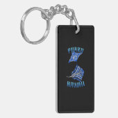 Puoko Hawaii Vacation Tribal Stingray Sleutelhanger (Voorkant Links)