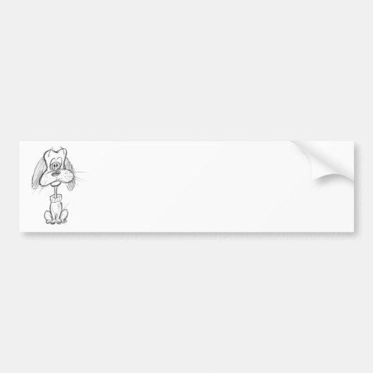 Pup! Bumpersticker (Voorkant)