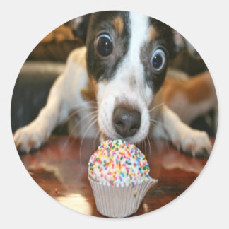 Pup Cake Sticker