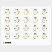 Pup-corn Popcorn Puppy Dog Pun Sticker (Vel)