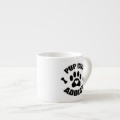 Pup Cup Addict Paw Print Espresso Kop (Voorkant rechts)