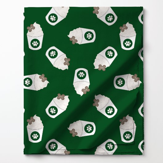 Pup Cups op Groen Stof