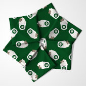 Pup Cups op Groen Stof