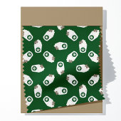 Pup Cups op Groen Stof
