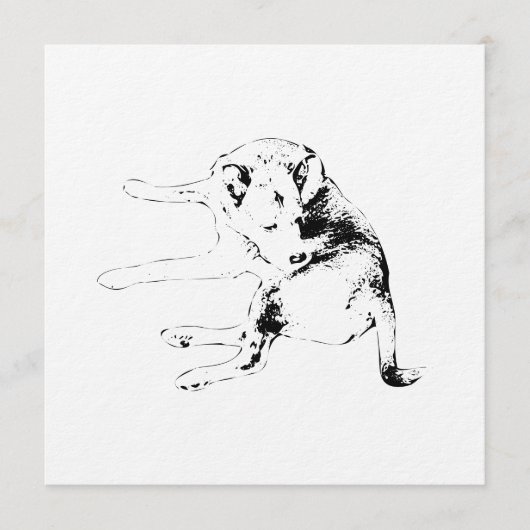 Pup Fun Uitnodiging (Voorkant)
