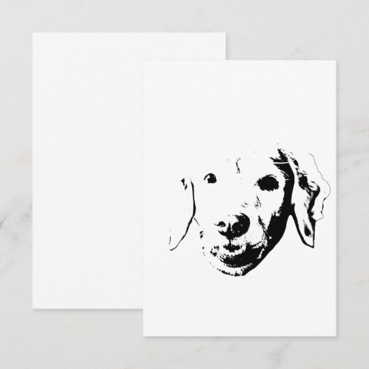 Pup Heldere Bedankt (Voorkant / Achterkant)