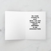 PUP HELPS ZEGGEN **HAPPY BIRTHDAY TWIN* KAART (Binnen)