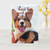 PUP IS ZO "ENTHOUSIAST" VOOR UW **21ste VERJAARDAG Kaart (Gele Bloem)