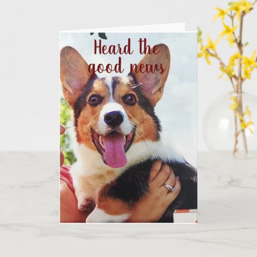 PUP IS ZO "ENTHOUSIAST" VOOR UW **21ste VERJAARDAG Kaart (Gele Bloem)