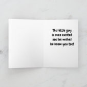 PUP IS ZO 'EXCITED' VOOR UW **18e MAAND** Kaart (Binnen)