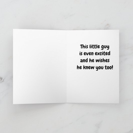 PUP IS ZO 'EXCITED' VOOR UW **18e MAAND** Kaart (Binnen)