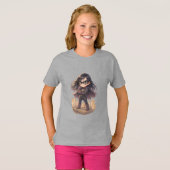 Pup Kawaii Hamster girl T-shirt (Voorkant volledig)