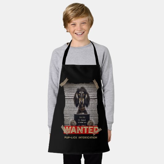 Pup-Lick Intoxication: The Elegant Afghan Hound's  Schort (Gedragen)