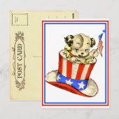  pup met Briefkaart (Voorkant / Achterkant)