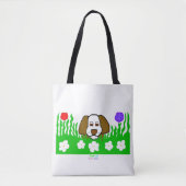 Pup N Play All-Over-Print Canvas tas (Voorkant)